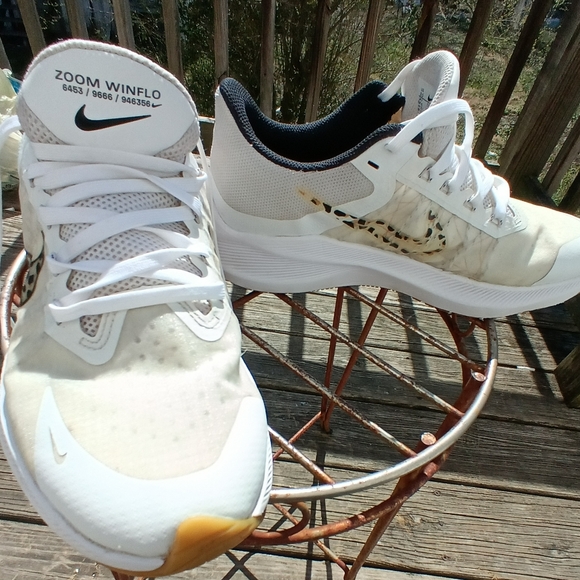 Nike Winflo 8 Premium White Leopard Women's Shoes - Picture 8 of 14